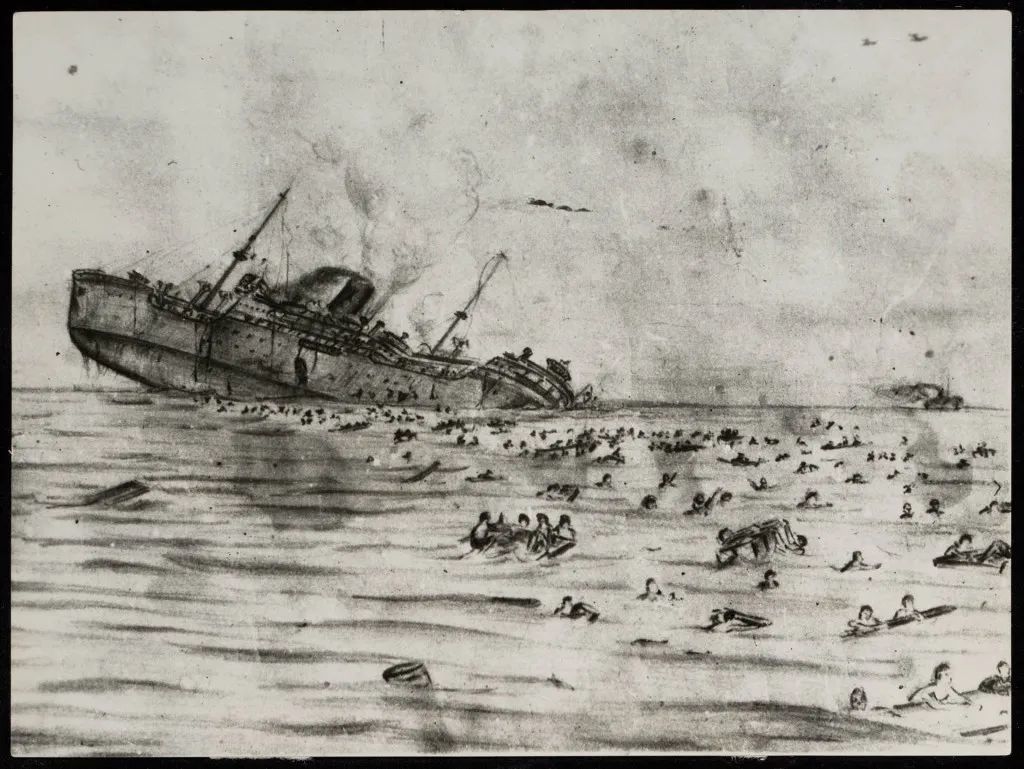 大海难二战日本远东地狱船沉没事件