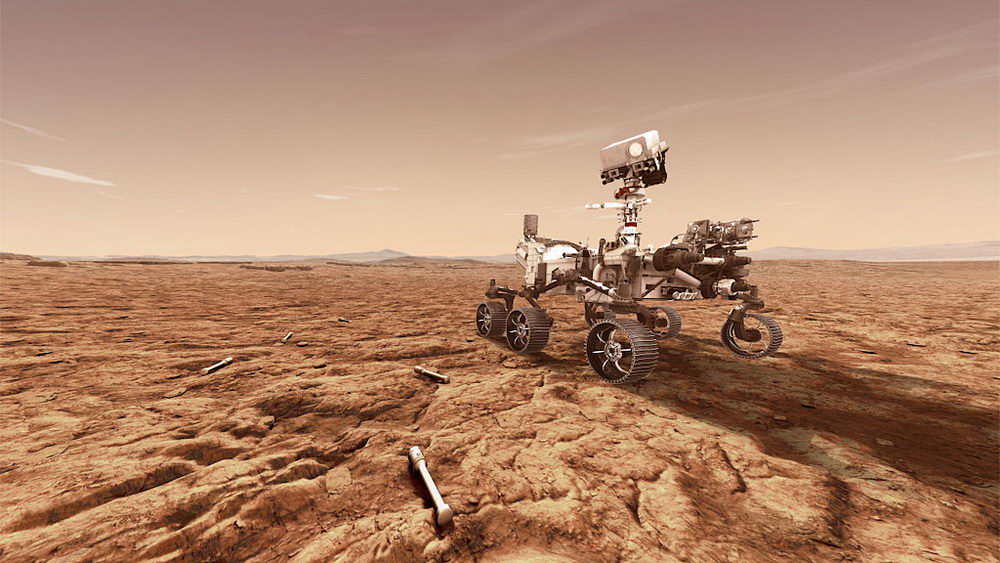 美国"毅力号"传回高清火星表面彩色照片