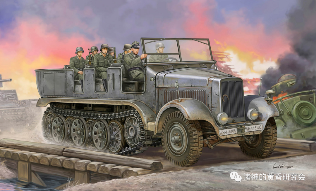 钢铁半人马二战德军无装甲半履带车辆全览