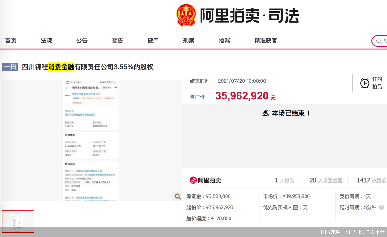 图片来源:阿里司法拍卖平台