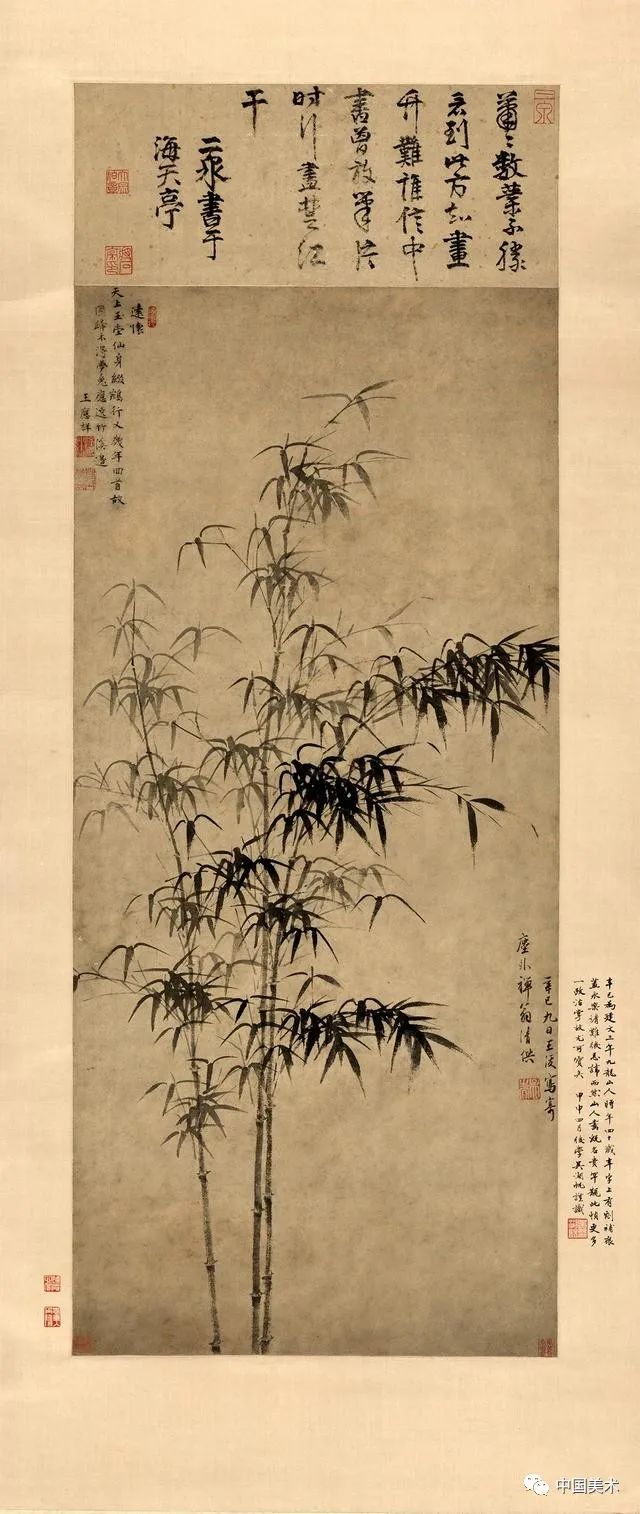 历代名家画竹与写意竹子的画法步骤