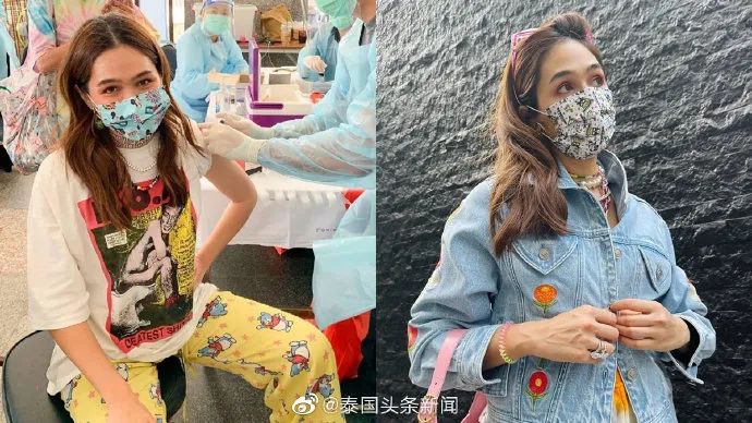泰国当红女星chompoo接种科兴疫苗