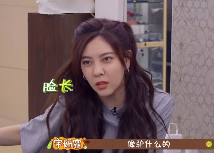 就连宋妍霏都在节目里说网友吐槽自己的长相了,眼睛小鼻子大鼻孔大脸