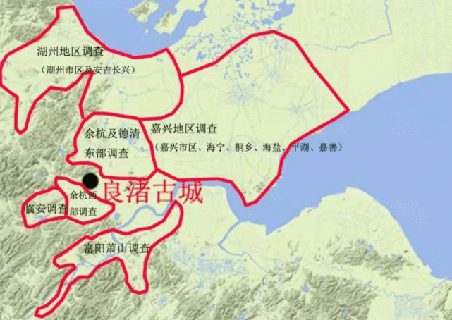 良渚古城腹心地区(来源:浙江考古)