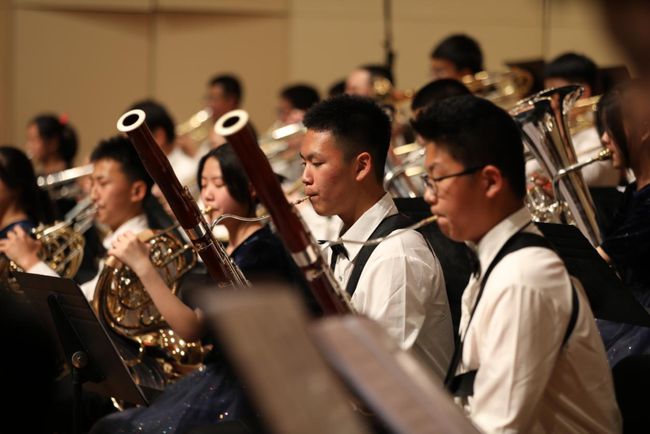 北京青年艺术团交响管乐团(少年团)今年首场音乐会上演