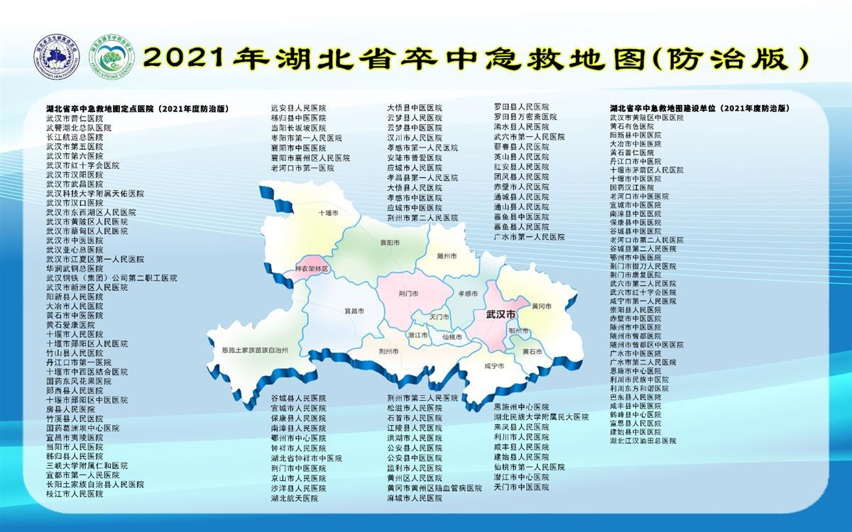 "湖北省脑卒中万人免费大筛查暨2021年湖北省脑卒中急救地图发布仪式"