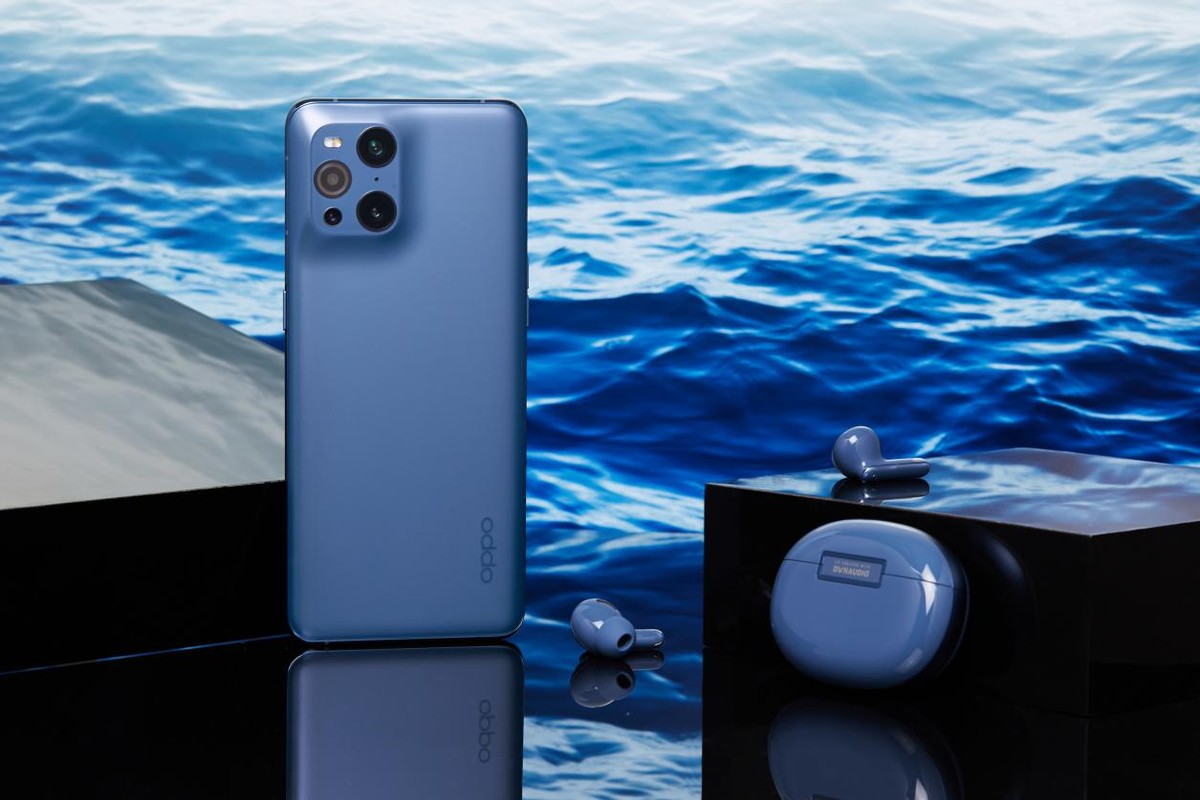 oppo enco x蓝调版图赏:让你赏心悦"耳"的蓝