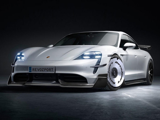配911gt3同款大尾翼保时捷taycan推出改装套件造型更激进