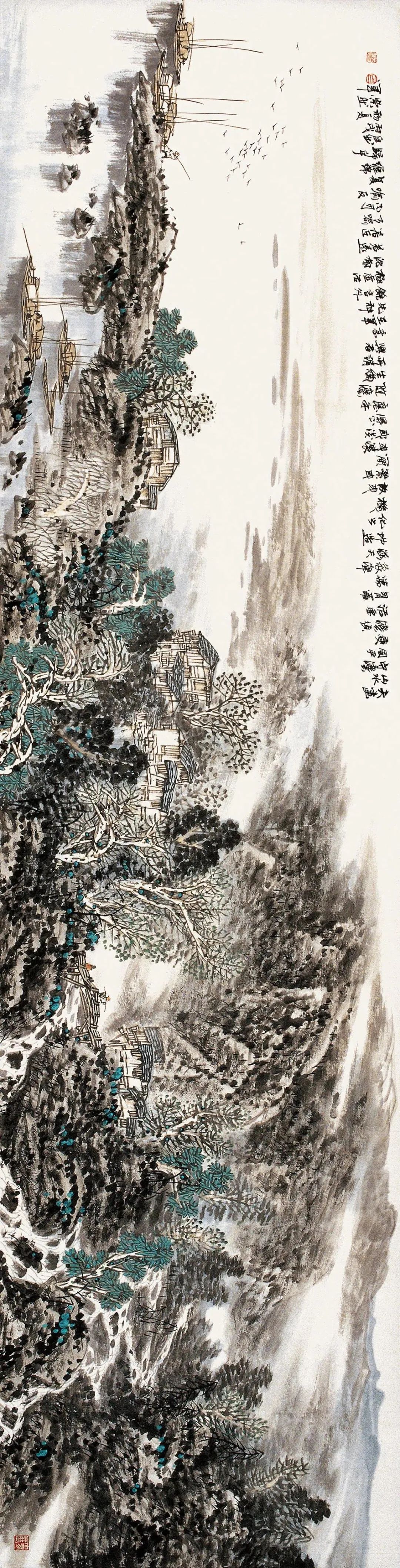 翰墨飘香展风采——画家白崇然山水画作品欣赏