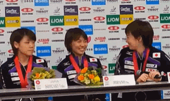 日本的石川佳纯就是其中之一,媒体问她,可以的话想和中国哪个选手合作