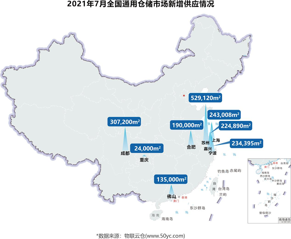 需求上升!《2021年7月中国通用仓储市场动态报告》发布