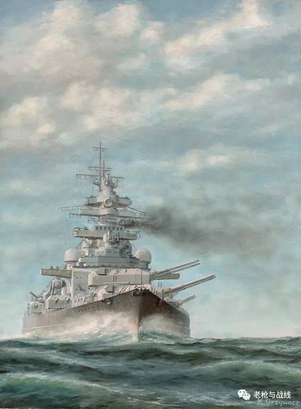 铁与血的时代二战战舰美术作品