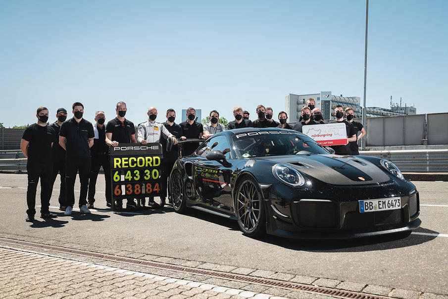 6分43300秒保时捷911gt2rs创造纽博格林北环赛道新记录