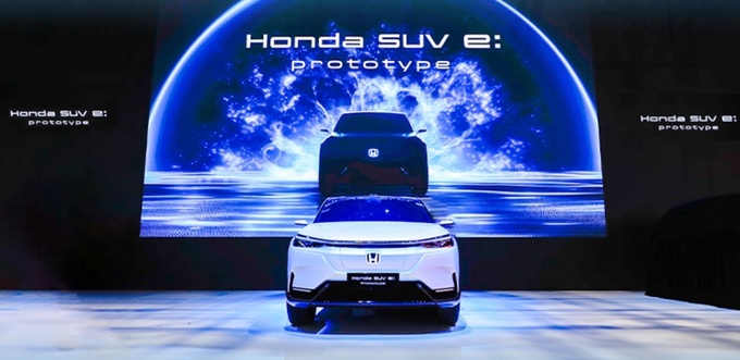 honda suv e: prototype作为即将在中国推出的首款本田品牌纯电动车