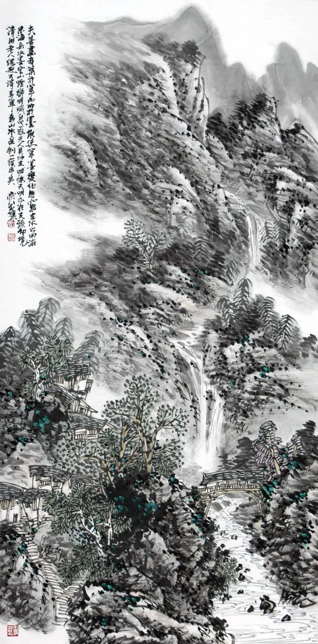 翰墨飘香展风采—画家白崇然山水画作品欣赏