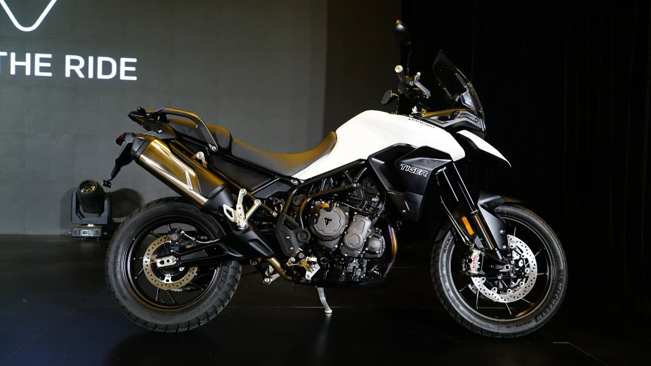 凯旋全新的tiger 850 sport,整体外形和tiger 900相差无几.
