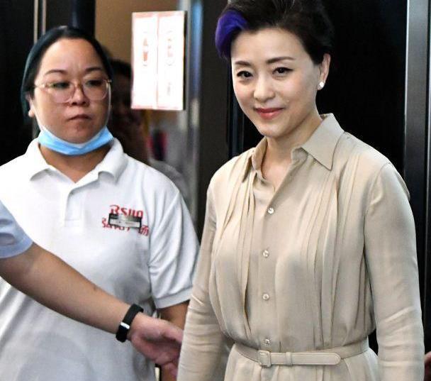 杨澜52岁状态真实,脸上有皱纹气色蜡黄,染发赶时髦也挡不住老!