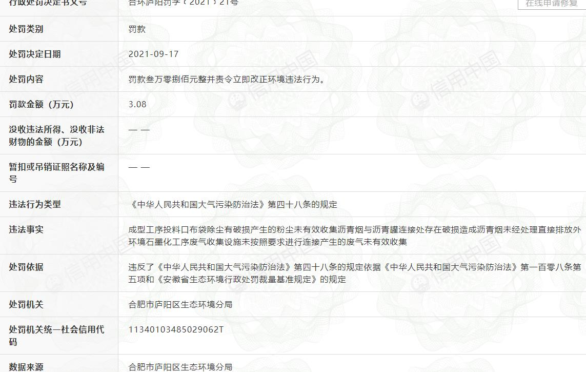 财经></p></a>财经滚动新闻>正文> 合肥市庐阳区生态环境分局依据《中华人民