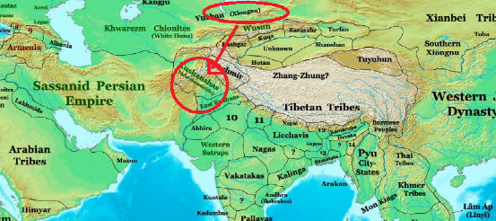 古国嚈哒南北朝与萨珊波斯眼里的中亚世界