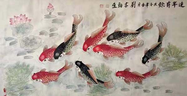 当代著名画家刘书勤作品欣赏