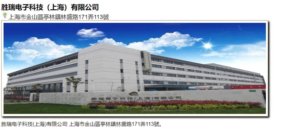 胜瑞电子的项目组成.