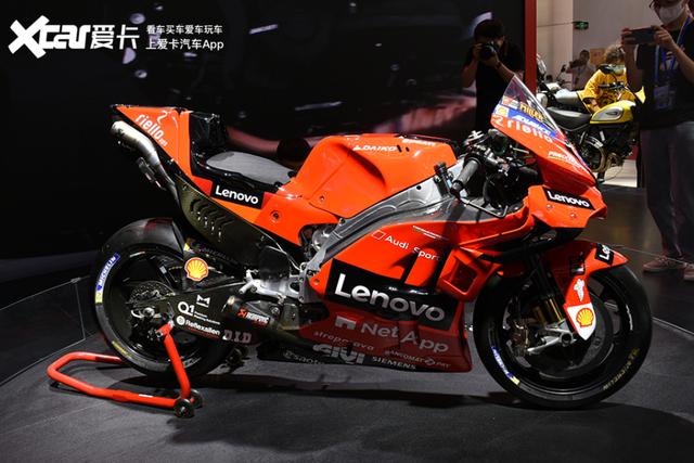 杜卡迪展台的"梦想之车"竟然还有motogp战车