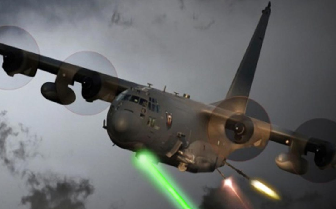 ac-130j炮艇机将测试激光武器.