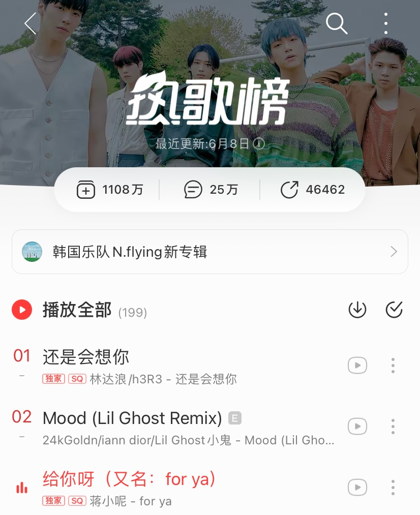 《还是会想你《mood》以及《给你,都是在抖音平台,借助短视频的