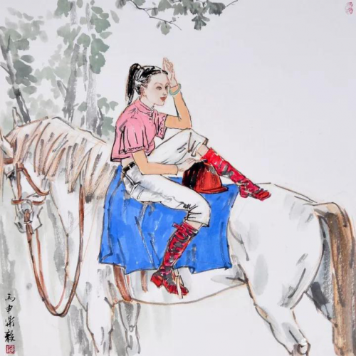 2021最具收藏潜力—著名画家张乐毅画马