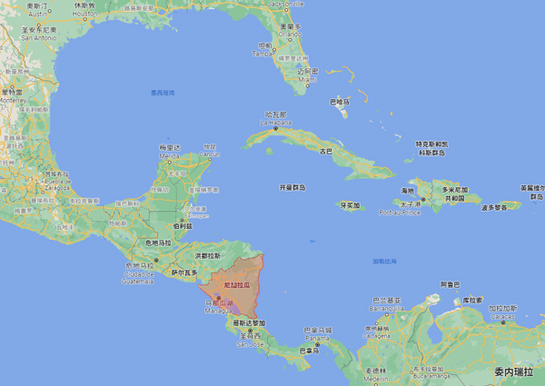 地理位置优越——东临加勒比海,西临太平洋,北邻洪都拉斯,南邻哥斯达