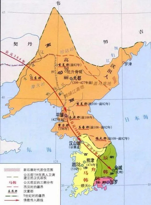 论实力,位于半岛北端的高句丽,绝对力压南端的济,罗二国.