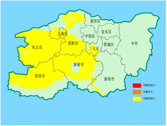 郑州发布地质灾害黄色预警__凤凰网