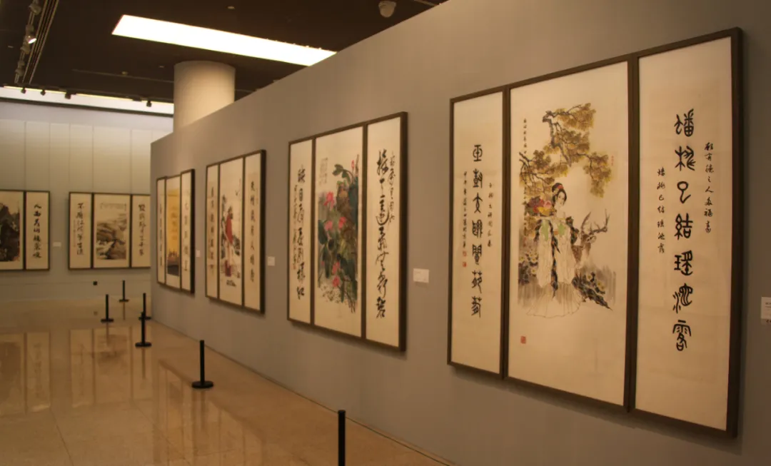 中国美术馆展厅一隅