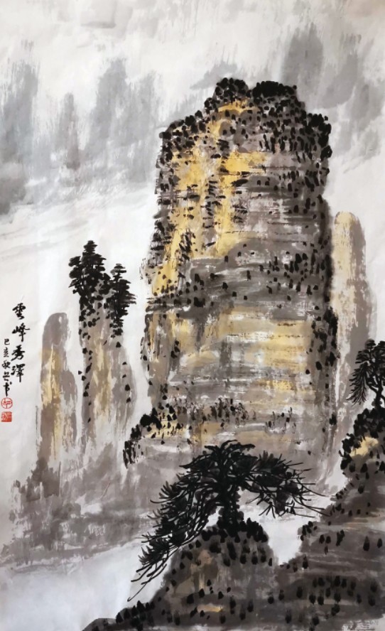 百年征程 我心向党—国画名家胡兴书献礼建党100周年