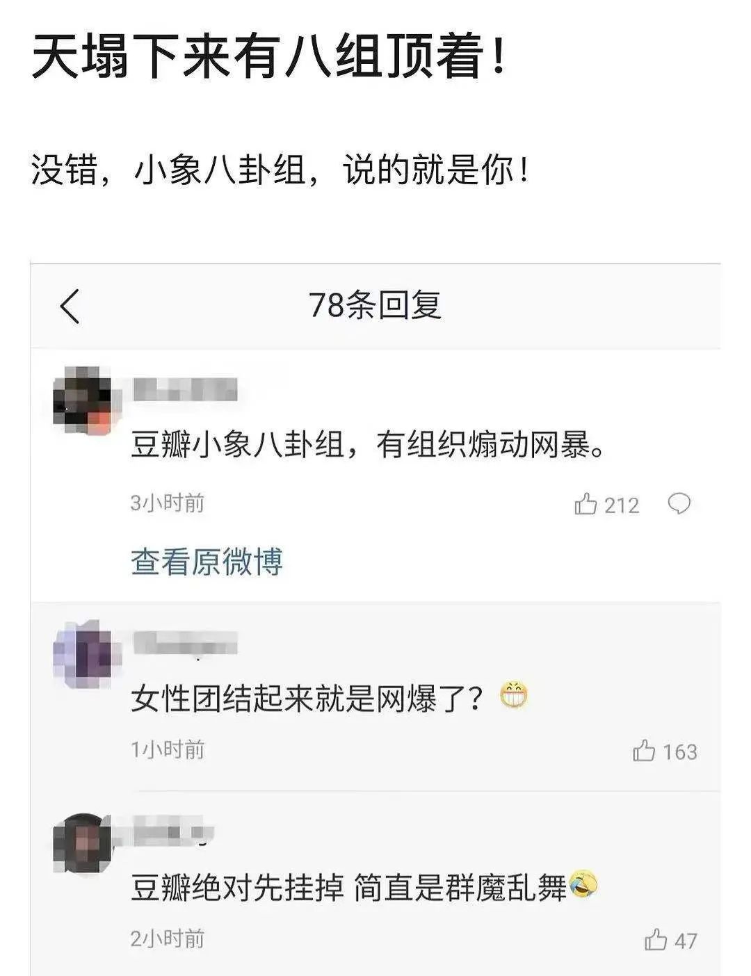 31 万人在线吐槽 b 站 up 主,豆瓣上的「小象八卦」组