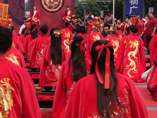 回忆2014年京杭大运河申遗中国国际汉服婚礼大典杭州汉婚典礼