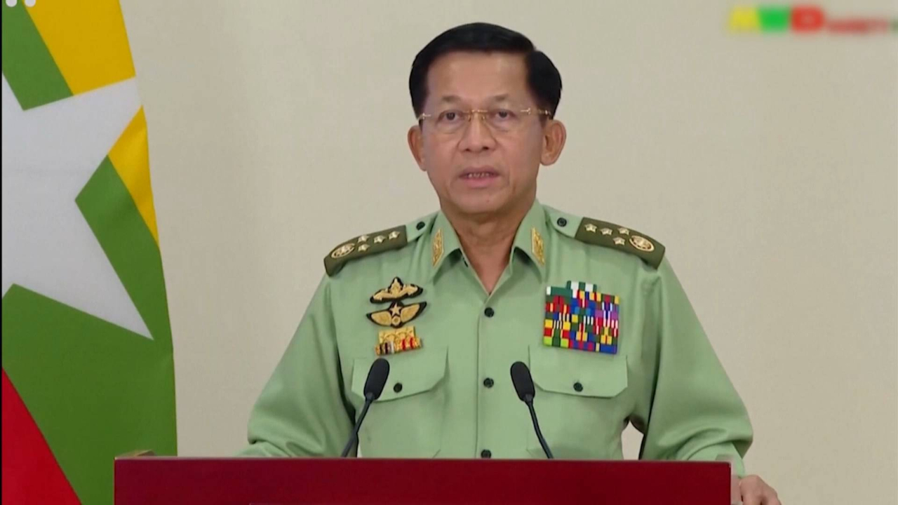 缅甸国防军总司令敏昂莱对外发表讲话:愿与国际社会开展友好合作