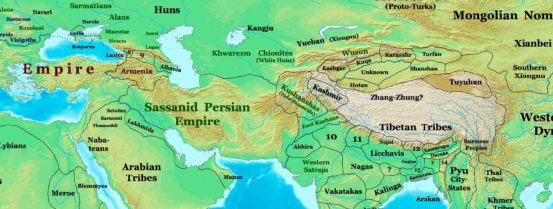 古国嚈哒南北朝与萨珊波斯眼里的中亚世界