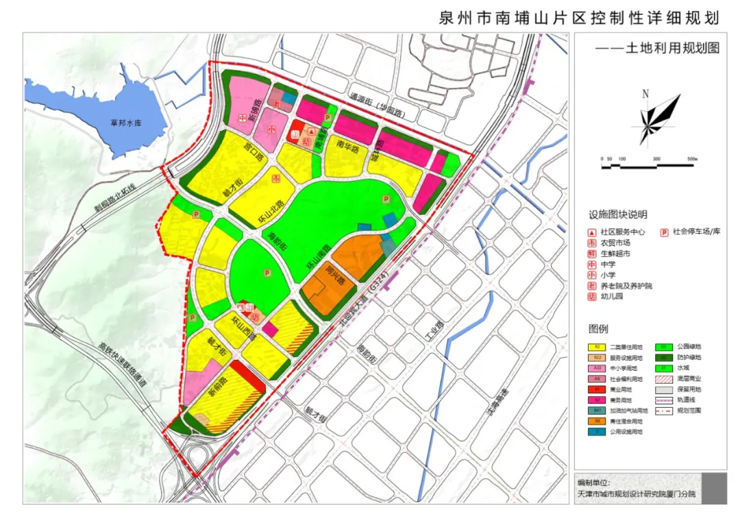 规划名称:泉州市南埔山片区控制性详细规划