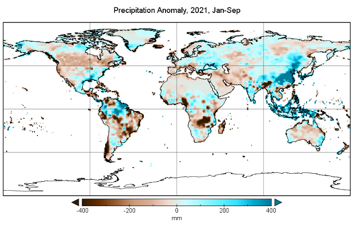 2020/2021年拉尼娜现象期间的极端天气改变了雨季,导致世界各地的生计