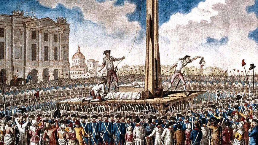 路易十六被处死在断头台上