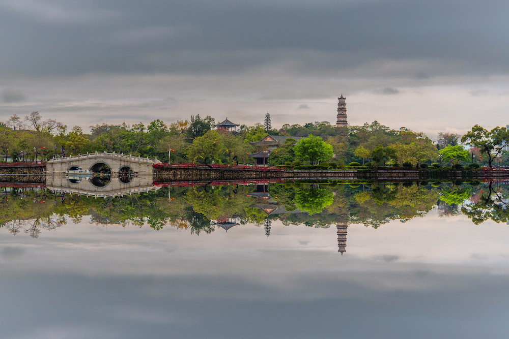 惠州市西湖景区. 视觉中国 图