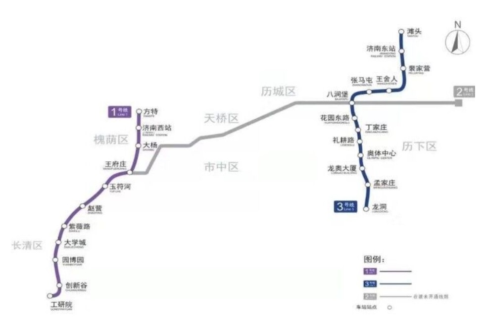 济南地铁2号线开通运营穿过中心城区四大场站首次实现无缝换乘