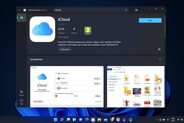 一键同步和管理 Windows 11原生支持iCloud