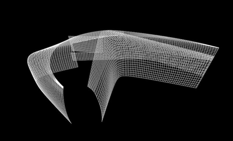 矶崎新设计的中央美术学院美术馆概念图 ©️Arata Isozaki