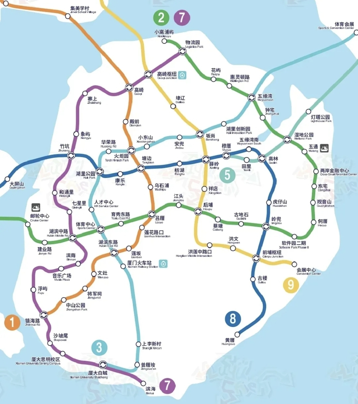 具体线站位以官方最终批复的方案为准厦门地铁7号线此前两次露面关于