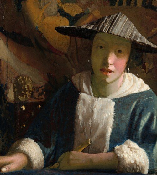 《持笛女孩》（约1665-1675年）被移出维米尔名下。