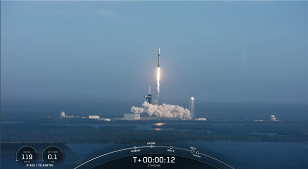 spacex将发射创纪录12手火箭一箭送53颗卫星上天