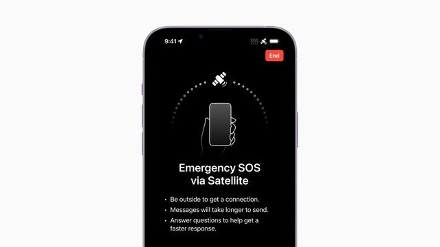 苹果官宣，iPhone14卫星通讯服务上线，求救只需15秒-QQ1000资源网