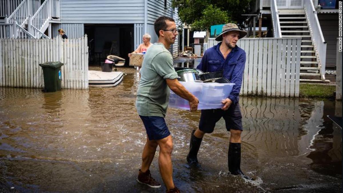 已致13死澳大利亚特大暴雨引发洪水